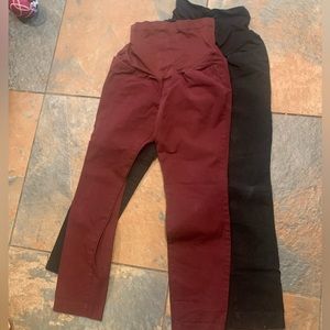 Set of 2 Maternity Pixie Pants